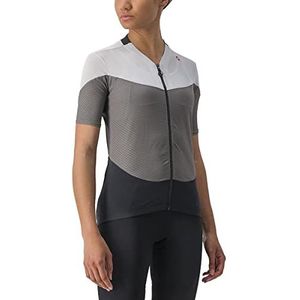 CASTELLI Gradient Color Block Jersey T-shirt voor dames, Gunmetal grijs/zilvergrijs, M