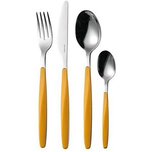 Guzzini - My Fusion, Set van 24 Bestek - Oker, 16,8 x 7,5 x h25,5 cm - 110700165