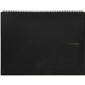 Maruman MNEMOSYNE Notitieboek, 12,2 x 16,5 inch (horizontaal A3), 5 mm geruit, 70 vellen (N167)