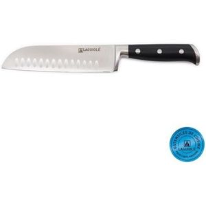 Laguiole - 32cm zwart santoku mes