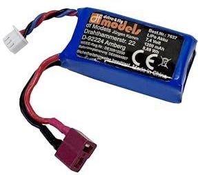 DF Models - LiPo-accu - 7,4 Volt - 1200 mAh - Reserveaccu voor Speelgoedauto