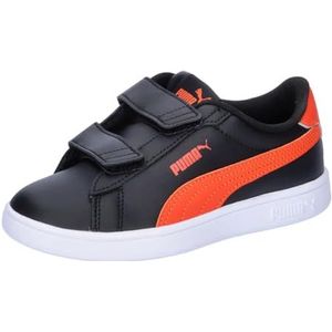 PUMA Smash 3.0 L V PS, gymschoenen, zwart-roodmazing, 32 EU, Puma Black Redmazing, 32 EU