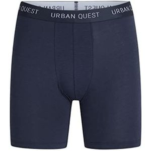 URBAN QUEST Heren 3-pack Long Leg Bamboo Navy Underwear, M
