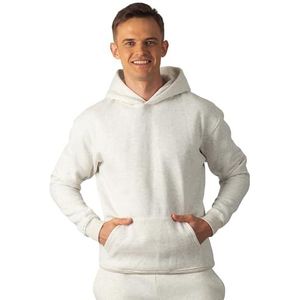 Carlheim Heren Hoodie Hudson Lounge, Marl White, S