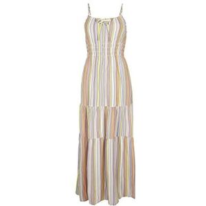 O'NEILL QUORRA Maxi Dress Vrijetijdsjurk, 32021 Multi Stripe, Regular voor dames, 32021 Multi Stripe, S-M