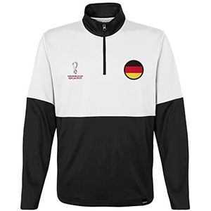 FIFA Officiële Fifa Wereldbeker voor heren 2022 1/4 Zip Pull Over - Duitsland Quarter Zip Pull Over (pak van 1)