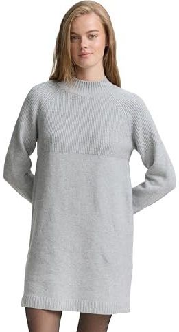 TOM TAILOR Denim Damesjurk, 10658 - Cement Grey Mélange, XXL