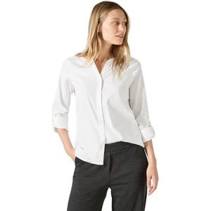 CECIL Blouse van mix, Vanilla White, XXL