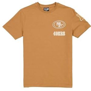 San Francisco 49ers New Era Cap NFL Premium Logo Select Regular Fit T-Shirt Licht Brons Unisex