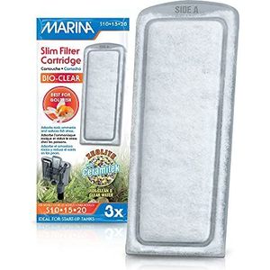 Marina Slim Filter Zeoliet cartridge voor Marina Slim Filter S10, S15 en S20, verpakking van 3 stuks