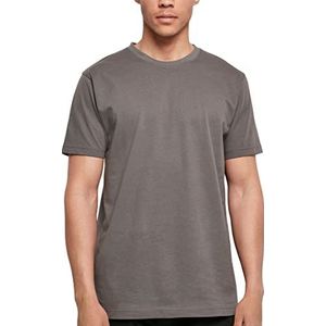 Build Your Brand Heren T-shirt ronde hals Tee, basic bovendeel voor mannen verkrijgbaar in vele kleuren, maten XS - 5XL, Darkshadow., 3XL