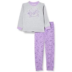 Playshoes Meisjes eenhoorn baby- en peuterpyjama's, paars, normaal, paars, 128 cm