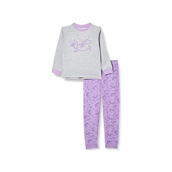baby meisje nachtkleding aandenken cadeau Girl's gepersonaliseerde naam Eenhoorn PJs logeerpartij Kleding Meisjeskleding Pyjamas & Badjassen Pyjama Sets aangepaste paarse eenhoorn patroon pyjama set 