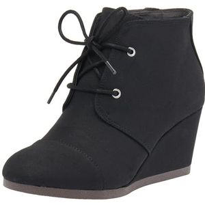 TOMS Colette Enkellaars voor dames, Zwart Suede, 37 EU