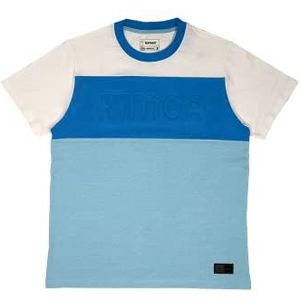 KIMOA T-shirt Streaky Eco blauw unisex volwassenen, 50 hojas, XXL