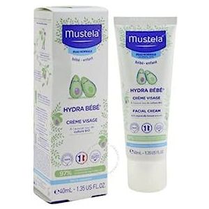 Mustela Hydra Bébé biologische gezichtscrème met avocado voor baby's en kinderen 40 ml