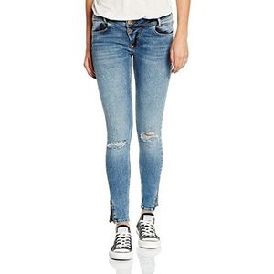 Cross Jeans voor dames, super skinny jeansbroek Giselle, blauw (Destroyed Mid Used 012), 27W x 32L