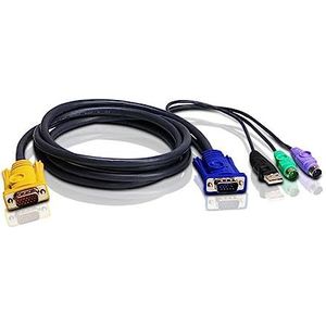 Aten 2L-5303UP PS/2-USB KVM kabel 3m