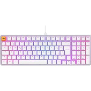 Glorious Gaming GMMK 2 Full Size (96%) - Mechanisch gamingtoetsenbord, aluminium frame, aanpasbaar, Doubleshot-doppen, Fox-schakelaars, RGB per toets, volledige NKRO, Spaanse QWERTY-indeling - wit