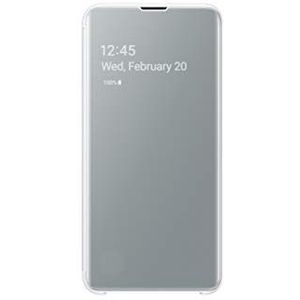 Clear View Cover voor Samsung Galaxy S10 Plus, wit