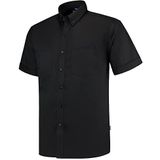 Tricorp 701003 Casual werkhemd met korte mouwen, 60% katoen/40% polyester, 170 g/m², zwart, maat 4XL