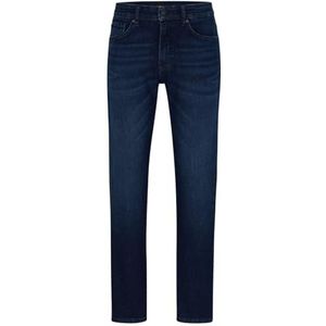 BOSS Heren Re.Maine BC-C zwarte regular fit jeans van comfortabel stretch-denim, blauw, 31W x 34L