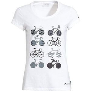Vaude Dames T-shirt Women's Cyclist T-Shirt V, wit, 46, 42126