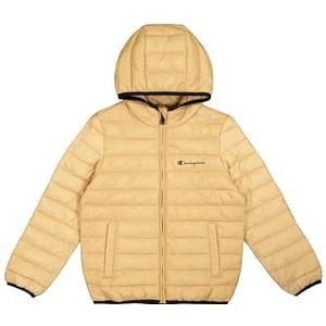 Champion Legacy Boy MS091 Outdoor Hoodiejack voor kinderen, bruin, bruin (MS091), 7-8 jaar