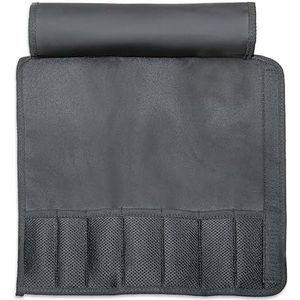 F. DICK Roltas van textiel zonder inhoud (roltas voor garneergereedschap, tas niet uitgerust, met 7 vakken, messentas zwart) 81061010