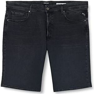 Replay Sandot Jeans voor heren, tapered-fit met stretch, 097, donkergrijs, 30W