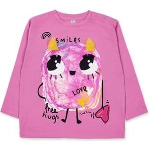 Tuc Tuc T-shirt voor meisjes, gebreid, roze collectie Big Hugs, Roze, 9 Maanden
