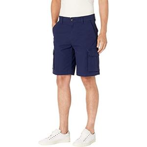 Amazon Essentials Men's Lichtgewicht cargoshort van stretch-ripstop met binnenbeenlengte van 25 cm, Marineblauw, 36