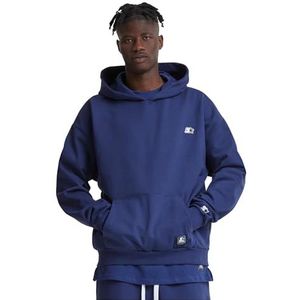 Starter Black Label Heren Starter Essential oversized hoodie capuchontrui, dark blue, XL