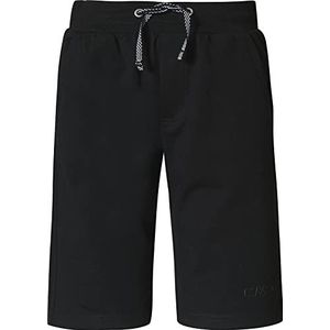 CMP Cotton Stretch French Terry Bermuda Shorts, zwart, 98 jongens