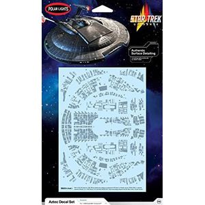 AMT MKA054M/12 1/1000 Star Trek NX-01 U.S.S. Enterprise Aztec decals modelkit, meerkleurig