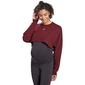 Reebok SR Maternity Longsleeve Sweatshirt, dames, granaat, M