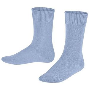 FALKE Uniseks-kind Sokken Comfort Wool K SO Wol eenkleurig 1 Paar, Blauw (Crystal Blue 6290), 23-26