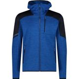 CMP Grid Tech Fleecejack voor heren met vaste capuchon