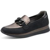 Jana - Damesslip On - Sneakers - Zwart/Pewter - Veganistisch