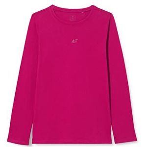 4F JUNIOR Longleeve F056 kleur donkerroze maat 146 voor dames, Donker Roze, 146 cm
