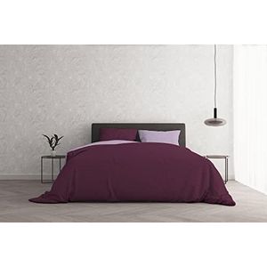 MB HOME ITALY Beddengoedset MB Home Supreme, paars/pruimen, voor tweepersoonsbed