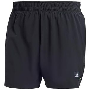 Adidas Heren Veelzijdige Zwembroek, Medium Grijs Heather/Wit, XS