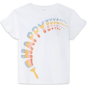 Tuc Tuc Girls-Happy Message T-shirt, wit, regular voor meisjes