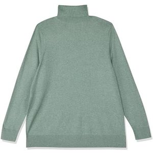 Amazon Essentials Women's Lichtgewicht coltrui met lange mouwen en klassieke pasvorm (verkrijgbaar in grote maten), Saliegroen, 6XL Grote maten