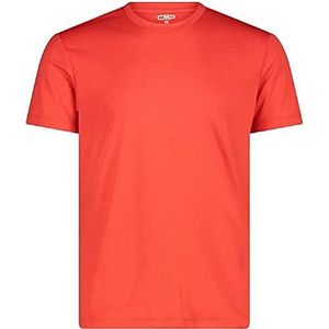CMP Short-Sleeved Piqué T-shirt, Fire, 56 Heren