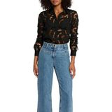 MORGAN - Hemd met Lange Mouwen - Zwart - Polyester