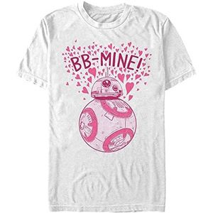 Star Wars Unisex Bb-Mine Organic T-shirt met korte mouwen, wit, XL