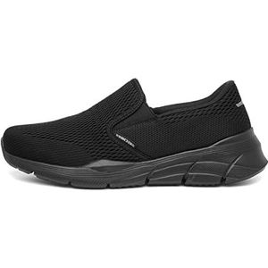 Skechers Equalizer 4.0 Triple-Play Sneakers voor heren, Zwart, 47.5 EU