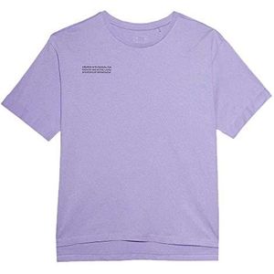 4F T-shirt F336 Color Light Violet, maat S voor dames, Licht paars, S