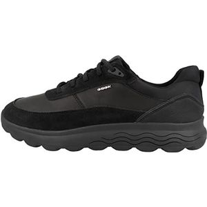 Geox Spherica U Sneakers voor heren, Black 01, 44 EU